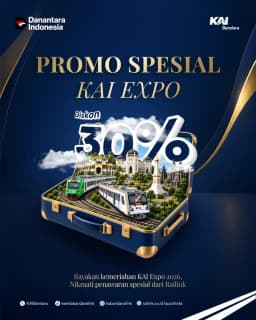 Rayakan KAI Expo 2026, KAI Bandara Hadirkan Promo Tiket hingga 30 Persen