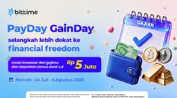 Gajian Jadi Momentum Investasi, Bittime Siapkan Bonus BTC hingga Rp5 Juta
