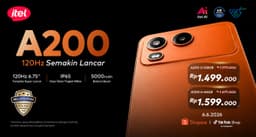 Itel A200 Jadi Pilihan Baru Smartphone AI Terjangkau dengan Baterai Besar