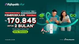 MyRepublic Air Rayakan Kemerdekaan Promo Internet 5G FWA Rp170.845 untuk 2 Bulan