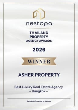 Asher Property คว้ารางวัล "Best Luxury Real Estate Agency - Bangkok" จากงาน Nestopa Agency Awards 2026