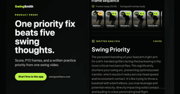 SwingSmith Launches AI Golf Swing Analyzer App for iOS and Android Golfers