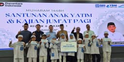 BRI Region 6 Berkolaborasi dengan YBM BRI Jakarta Berbagi Kebahagiaan melalui Santunan Anak Yatim Piatu di Bulan Muharam