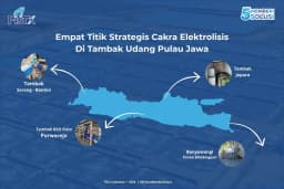 Cakra Elektrolisis, Teknologi Sterilisasi Air Tambak Karya Anak Bangsa, Mulai Dipercaya Tambak Besar di Pulau Jawa