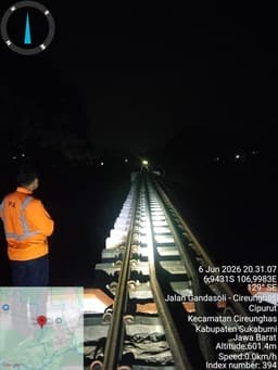Keselamatan Prioritas Utama, KAI Daop 2 Bandung Pastikan Jalur Aman Pasca Gempa di Cianjur