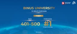 Konsistensi yang Dijaga: BINUS University Kembali Jadi PTS Nomor 1 di Indonesia versi THE Asia University Rankings 2026
