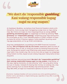 KasKasan Buddies Declares: “There Is No Such Thing as Responsible Gambling”