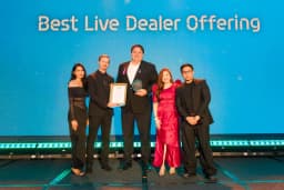 Casino Plus Becomes First-Ever Winner of IAG's Best Live Dealer Offering Award