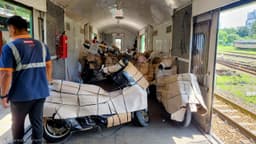 1.425 Motor Dikirim dari Yogyakarta, KAI Logistik Dukung Mobilitas Masyarakat Selama Libur Panjang Pendidikan