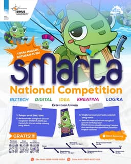 BINUS University @Semarang Gelar SMARTA 2026, Wadah Inovasi Pelajar untuk Masa Depan Berkelanjutan