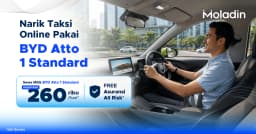 Moladin Hadirkan Program Sewa Kepemilikan Mobil Listrik untuk Driver Online