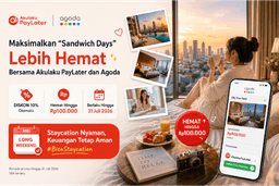 Maksimalkan "Sandwich Days" Lebih Hemat Bersama Akulaku PayLater dan Agoda