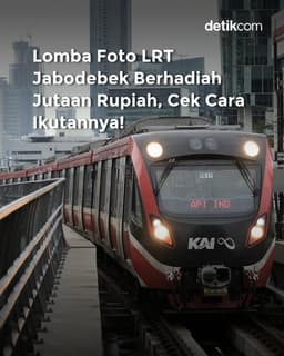 Lomba Foto LRT Hadirkan Hadiah Menarik, Ini Syaratnya