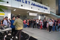LRT Jabodebek "Music On Track", Hadirkan Pengalaman Perjalanan yang Lebih Seru di Stasiun Halim