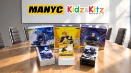 Kidz and Kitz เสริมทัพพอร์ตฯ ป๊อปคัลเจอร์ คว้าสิทธิ์ MANYC ค่ายการ์ดสะสมระดับพรีเมียม นำเข้า 3 IPs ยักษ์ยอดฮิต จากญี่ปุ่น ลุยตลาดไทย