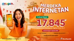 Sambut HUT RI ke-81, Oxygen.id Hadirkan Promo Spektakuler “Merdeka Bayar 17.845” bagi Pelanggan Baru