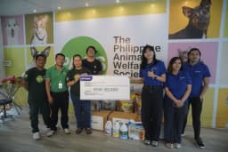MECANMED and MECANVET Support PAWS with PHP 30,000 Donation for Rescued Animals