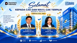 R. Aditya Soeparno Putra Terpilih sebagai Change Agent Koordinator BRI Region 6 Periode 2026–2027
