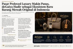 Pasar Preloved Luxury Makin Panas, deGaiya Hadir sebagai Ekosistem Baru Barang Mewah Original di Indonesia