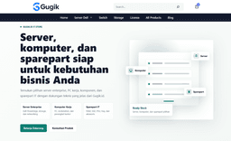 Gugik.id Menjadi Mitra Terpercaya Pengadaan Sparepart IT dan Server di Indonesia