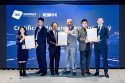 Neuron Digital เป็นบริษัทเทคโนโลยีอัจฉริยะแห่งแรกของโลกที่ได้รับเครื่องหมายรับรอง BSI Kitemark™ สำหรับ Digital Twins