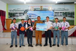 KAI Bandara Dukung Aktivitas Olahraga Pelajar SMA Negeri 1 Lubuk Pakam dan Perkuat Edukasi Keselamatan Perkeretaapian