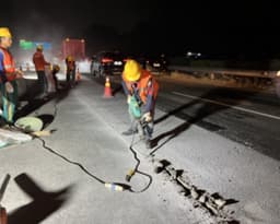 Jaga Kualitas Layanan Jalan Tol, PT Jasamarga Tollroad Maintenance Laksanakan Rekonstruksi Perkerasan di Ruas Jalan Tol Jakarta-Tangerang