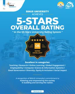Makin Mendunia, BINUS University Pertahankan 5 Bintang dari QS Stars