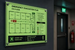 Bescost Printing Offers Glow-in-the-Dark Evacuation Plan Printing for Philippine Business Compliance