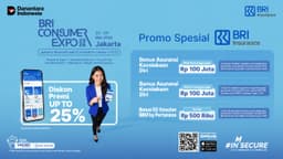 BRI Insurance Tebar Promo Spesial di Event BRI Consumer Expo 2026 di JICC