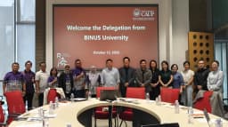 Faculty of Engineering BINUS University Bekerjasama dengan Tongji University untuk Pengembangan Akademik dan Kerjasama Riset 