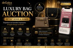 Ingin Punya Tas Branded dengan Harga Lebih Terjangkau? Coba Ikuti Luxury Bag Auction deGaiya Setiap Senin dan Kamis