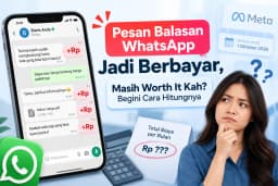 Pesan Balasan WhatsApp Jadi Berbayar, Masih Worth It Kah? Begini Cara Hitungnya