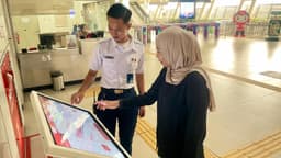 Hadirkan Layar Interaktif, Perkuat Layanan Informasi dan Pengaduan Digital di LRT Jabodebek