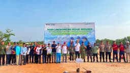 Dukung Kawasan Hijau, Pelindo Tanam 600 Pohon di Coastal Area Karimun
